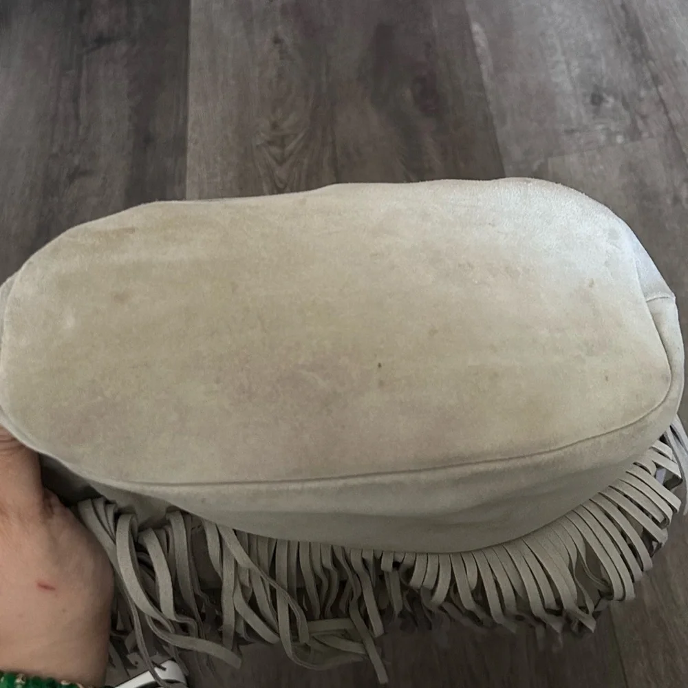 Michael Kors Billy Fringe Suede Crossbody Purse